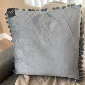 Fancy silver pillow with dangles